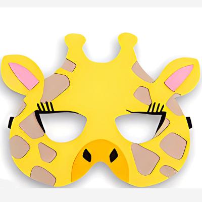 China Fashionable Custom Character Christmas Halloween Make Party Felt Face Eye Mask for sale