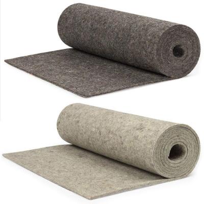 China 1mm 2mm 3mm 4mm 5mm Waterproof Thick 10mm Wool Polyester Spunbond Needle Punched Felt Fabric For Bag for sale