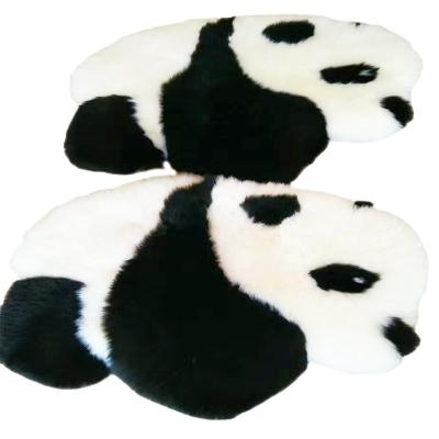 China Children's Floor Carpet Living Room Bedroom Bed Blanket Crawling Plush Like A Cartoon Panda Direct Supply Carpet Wool Washable for sale