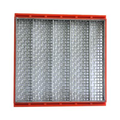 China Steel Screen Mesh Panel Vibrating Equipment Parts Coal Metal Frame PU Factory Best Price for sale