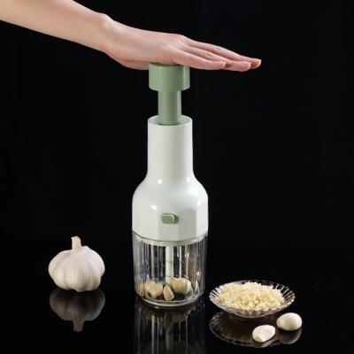 China Mini Food Chopper Press Viable Crusher Garlic Household Multifunctional Vegetable Cleaver for sale