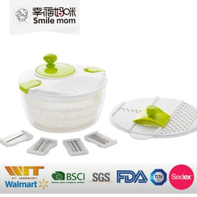 China D650-A New Plastic Kitchen Accessories Manual Food Processor Salad Spinner for sale