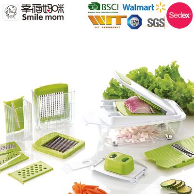 China Viable Vegetable Slicer Grater Potato Mandoline Slicer 5 Blades Potato Grater For Vegetable Slicer for sale