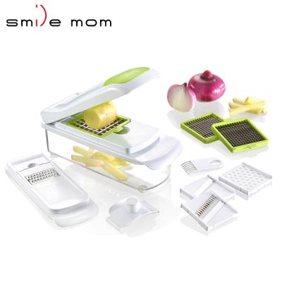 China Viable Mandoline Manual Slicer Kitchen Vegetable Chopper Dicer Cutter for sale