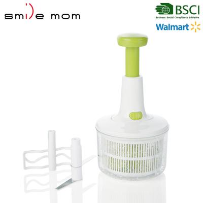 China F1425-A New Kitchen Aid Best Plastic Salad Maker Multifunction Salad Spinner and Chopper for sale