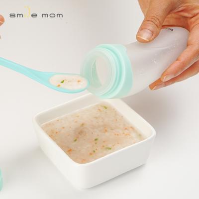 China BPA Free Food Grade Soft Silicone Baby Food Feeding Tool for sale