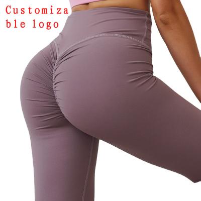 China QUICK DRY 2023 Plus size XL XS scrunch butt lift leggins yoga tights soft Nylon Spandex leggings fitness custom high quality manufacturer for sale