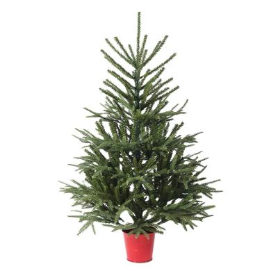 China 2021 Fire Retardant and Eco-friendly Green Thin Artificial Led Table Mini Christmas Tree Christmas Tree for Holiday Decoration for sale