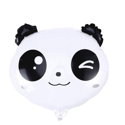 China Wholesale Cute Creative PE Smile Party Balloon Cartoon Cute Panda Ballons Happy Kid Toy For Children Birthday for sale