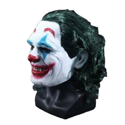 China Festival Stuff Halloween Horror Joker Clown Mask Cos Headgear Disguise Halloween Party Mask For Adult for sale