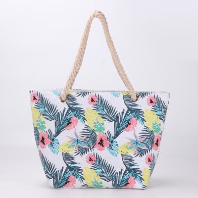 China Wholesale Good Quality High Quality Woman Handbags Print Canvas Tote Handbag New Women Beach Shoulder Bag for sale