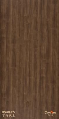 China 0.2mm Wood Wrapping Paper Wall Paper Restaurant Wood Texture Plastic Wrap Without Glue for sale