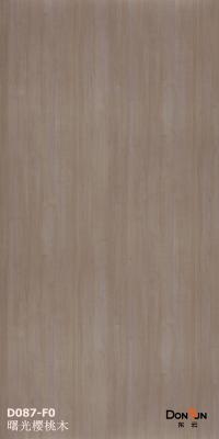 China Grey Glossy Wood Grain Contact Paper Wallpaper Greaseproof White Paper 0.1mm for sale