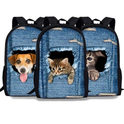 China New Arrival Animal Printing Waterproof Children School Backpack With Large Capacity Laptop Backpack On Sale for sale