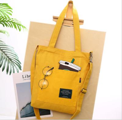 China Hot Selling Handled Canvas Bag Tote Lady Canvas Poch Multifunctions Shoulder Bag for sale