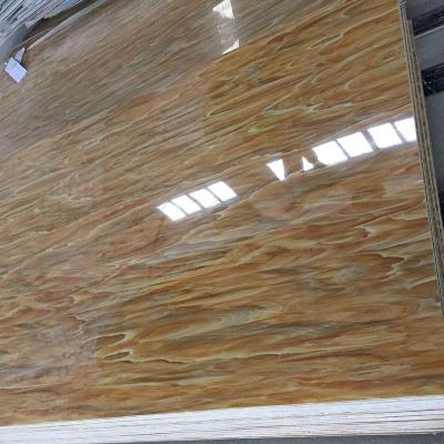 China New Eco-friendly Home Decoration SPC Boads Spc Wall Panel Wood Material Waterproof Grain, PVC +calcium Powder+ Marble Additive 1220*2440mm for sale