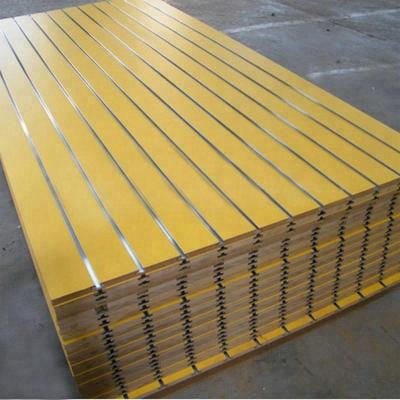 China 12mm 16mm 18mm Moisture Proof Wooden Slat Wall Panel Slat MDF Board for sale