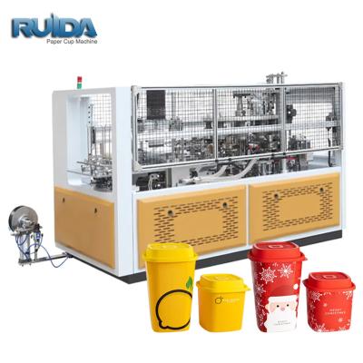 China Manufacturing Plant RUIDA BRAND China Factory Making Manufacturer Rectangle Paper Cup Making Machine Square Paper Cup Forming Machine for sale