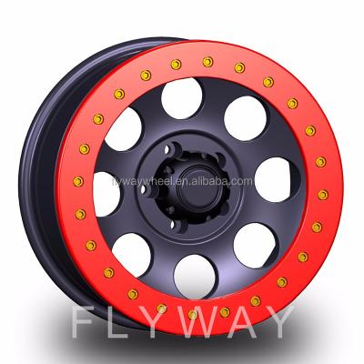 China FR103A 15x8.0 15x10 16x8.0 16x10 17x9.0 5h127 5h139.7 5h150 6h139.7 6h135 8h170 ALLOY alloy wheel real beadlock offroad car for sale