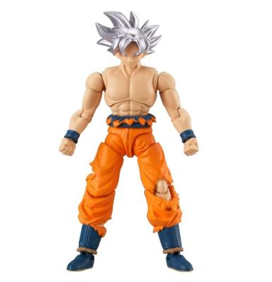 China Cartoon toy anime DBZ super instinct son goku action numbers saiyan toys with while hair goku PVC model toy for sale