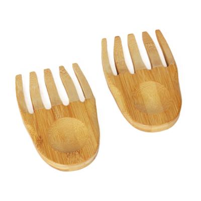 China 2022 Latest Sustainable Kitchen Aid Natural Bamboo Salad Hand for sale