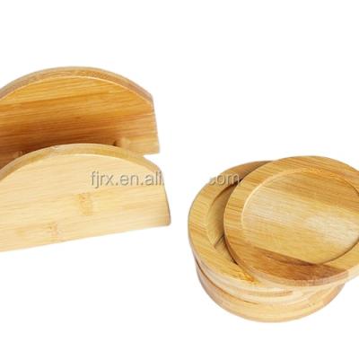 China Viable Factory Wholesale High Quality Custom Made Bamboo Coaster With Stand for sale