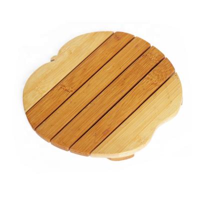 China Viable Chinese characteristics wholesale cheap natural spray painted round bamboo round tray for sale