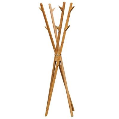 China Durable solid wood and bamboo hangers for household use for sale