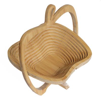 China China factory customization bamboo fruit display basket for sale