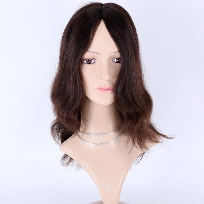 China Natural Brown European Remy Silk Hair Top Jewish Kosher Wigs Natural Hairline Brown European Kosher Wig for sale