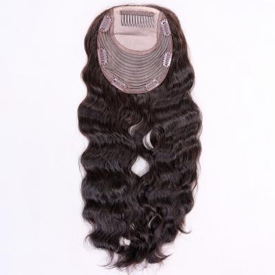 China 100% Virgin Human Hair High Quality 100% Remy Human Monofilament Mono Top Hairpiece 7*8