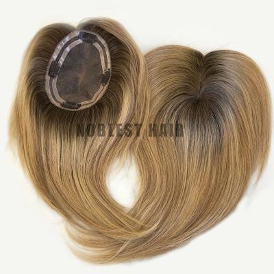 China 100% European Remy Monofilament Hair Basic Hair Monofilament Toppers Human Hair Toppers For Women for sale