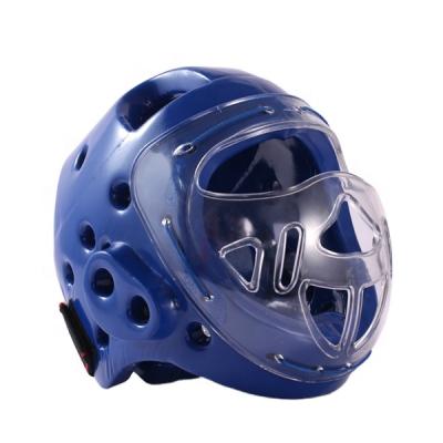 China NBR Foam Head Protector Dipped Foam Martial Arts Taekwondo Head Guard Boxing Helmet Head Protector for sale