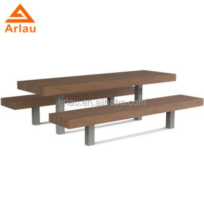 China Modern hot sale woodl wood outdoor picnic table and chairs for sale