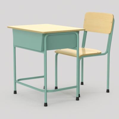 China Modern Vintage Kids Elementary School Middle School Desk And Chair Set For School Students for sale