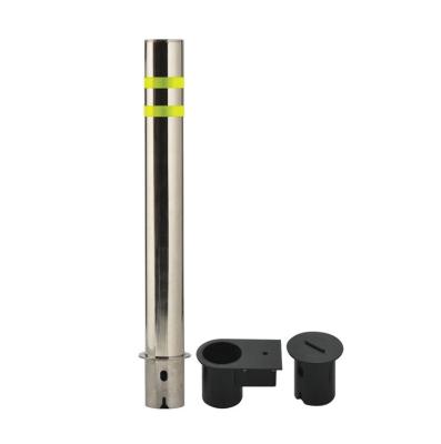 China Hot sale steel street bumberbollard street furniture fixed yellow metal safety road bollards for sale