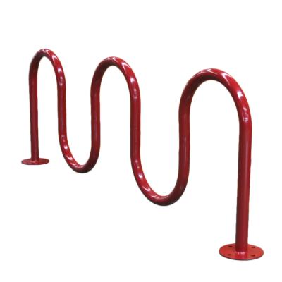 China Modern Hot Selling Creative Parking Cycle Rack Design Bike Racks Outdoor Bike Storage Rack for sale