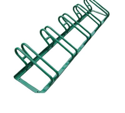 China Street Bike Display Rack Metal Plated Double Racks Bicycle Rack Carrier Manufacturer Direct for sale