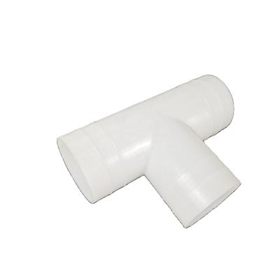 China Wholesale Plastic Threaded Irrigation Manufacturer Mold Drip Irrigation Tee Hose Agricultural White Hose End 1inch-3inch for sale