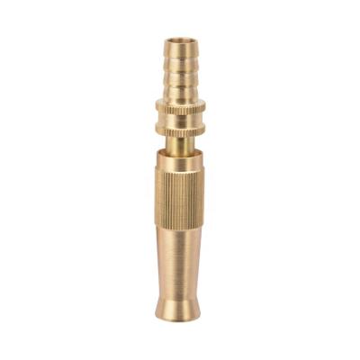 China Variable Flow Control Brass Garden Hose Water Mist Spray Sprinklers Nozzle Can Be Adjusted for sale