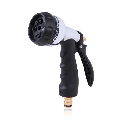 China Variable Flow Controls Factory Sale Garden Hose Spray Nozzle 7 Functions Car Washing +garden Work Garden Water Gun for sale