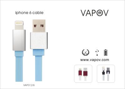 China AL Legering Synchronisatie/het Laden Apple de Kabel voor iphone 5/iphone min 6/ipad/ipod nono/ipad lucht Te koop