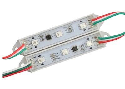 China 3 Chips 5050 SMD LED Module Window Lights DC12V Full Color 75*15mm Size for sale