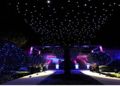 China Romantic Party Curtain Lights 4m X 10m , Led Curtain Fairy Lights Flame Retardant for sale