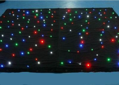 China RGB Full Color Star Sky Led Star Curtain Lights , Stage Backdrop Curtain Lights for sale