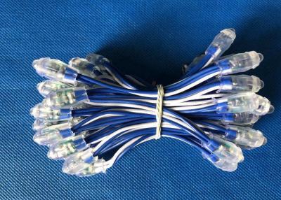 China Outdoor Blue LED Pixel String Lights 12V 9MM Super Highlighted 50 / String for sale