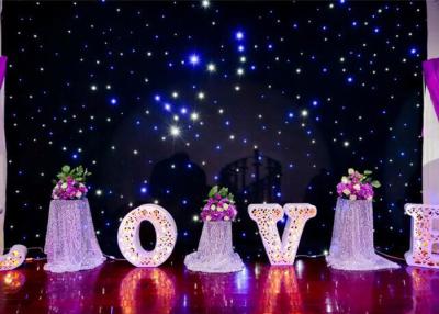 China DMX Programable RGB LED Curtain Lights For Weddings Backdrop Twinkle Starlit Type for sale