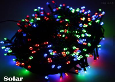 China Single Color / RGB Solar Powered LED String Lights Outdoor For Wedding Party 20m 200 Leds for sale