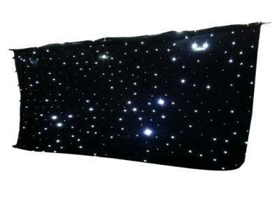 China IP33 LED Curtain Lights Star Cloth Backdrops For Nightclub Stage Wedding Decoration for sale