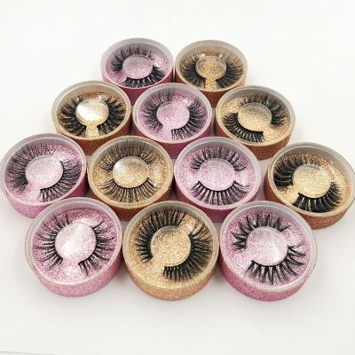 China Dolovebeauty 18mm 3d Mink Lashes Cruelty Free Seller Wholesale Cute Round Mink Lashes Case Free Name for sale